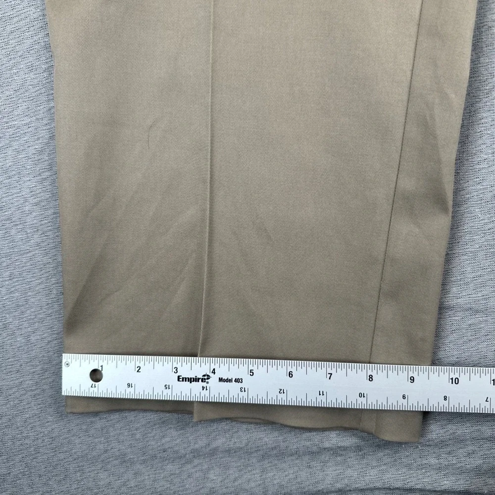 Haggar Pants Mens 34x29 (42x29) Iron Free Premium Khaki Classic Fit Stretch NEW